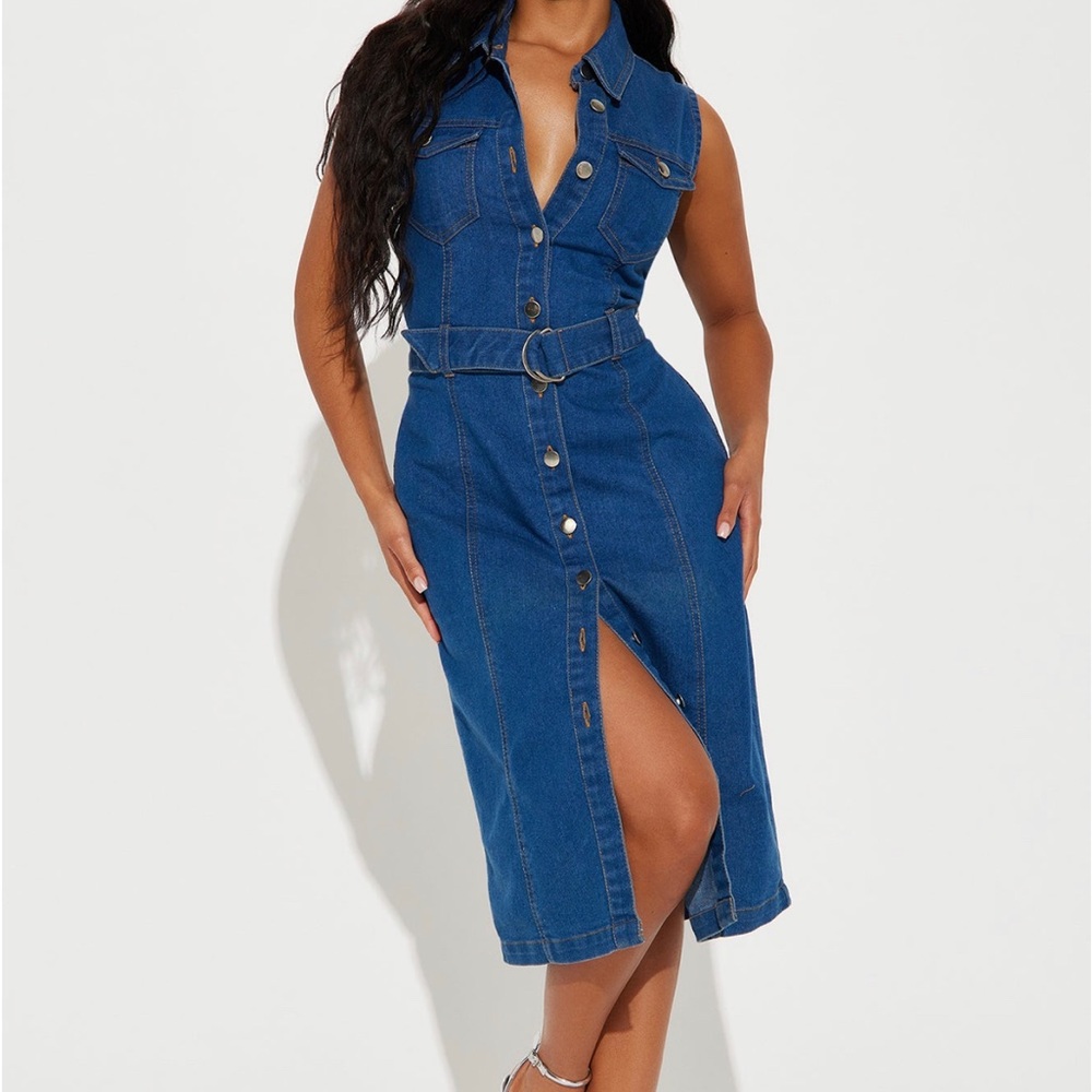 Denim Maxi Dress